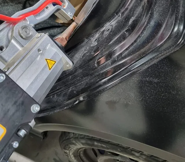 Nahaufnahme Autoreparatur